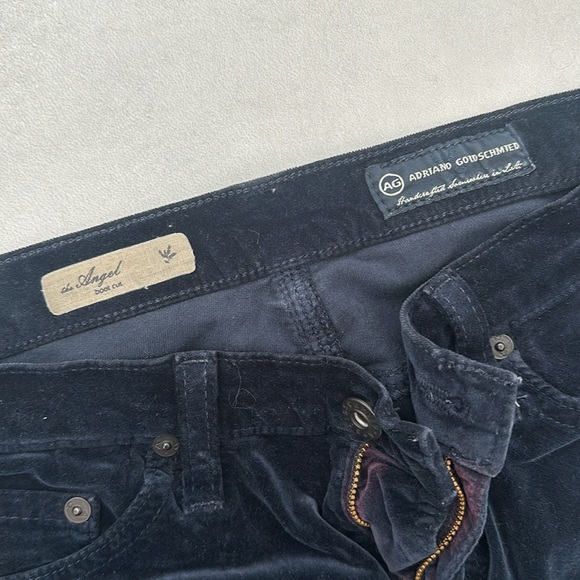 AG Navy Velvet boot cut pants - Picture 2 of 4